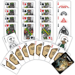 Wolf Playing Cards