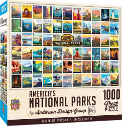 National Parks - Vintage Collage Poster Art Collage