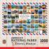 National Parks - Travel Stamps Collage Jigsaw Puzzle
