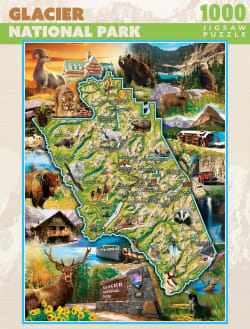 National Parks - Glacier - Scratch and Dent Maps & Geography