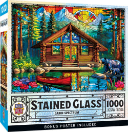 Stained Glass - Cabin Spectrum Lakes & Rivers