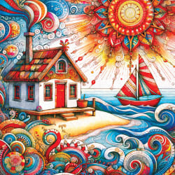 Kaleidoscope - My Cottage by the Sea Beach & Ocean