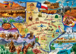 National Parks - Texas Map National Parks
