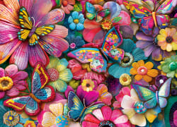 The Handmade Menagerie - Dance Through Petals Butterflies and Insects