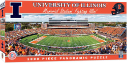 Illinois Fighting Illini NCAA Stadium Panoramics Center View - Scratch and Dent Sports