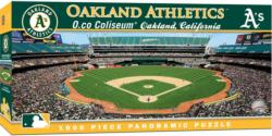 Oakland Athletics MLB Stadium Panoramics Center View Sports Jigsaw Puzzle