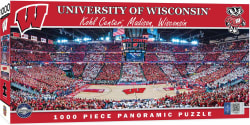 Wisconsin Badgers NCAA Stadium Panoramics Basketball Center View Sports