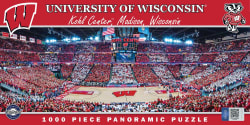 Wisconsin Badgers NCAA Stadium Panoramics Basketball Center View Sports