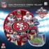 San Francisco 49ers 500pc Helmet Shaped Puzzle Sports Shaped Puzzle