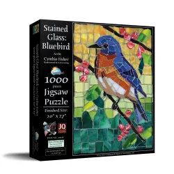 Stained Glass Bluebird Birds