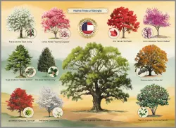 Native Trees of Georgia United States