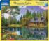 Mountain Cabin Lakes & Rivers Jigsaw Puzzle