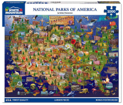 National Parks Map Maps & Geography