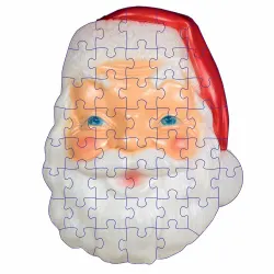 Bright Santa Jiggie Mini Puzzle Christmas