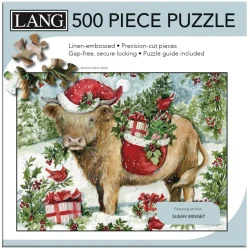 Lang Holiday Highland Cow  Christmas