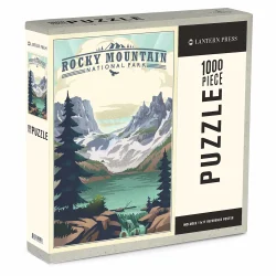 Rocky Mountain National Park, Colorado, Lake, Lithograph Nature