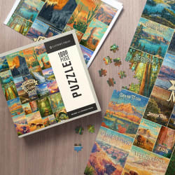 Oil Painting National Park Series, Collage, Explore Our National Parks Collage