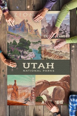 Utah's National Parks Collage Collage
