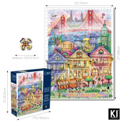 Cities at Midnight - Midnight In San Francisco Contemporary & Modern Art