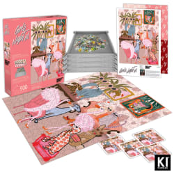 Bouffants & Broken Hearts - Menagerie Puzzle Party Kit Animals