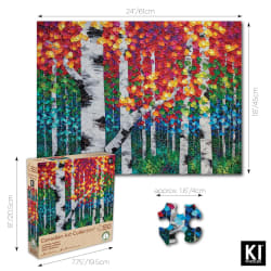 Canadian Art Collection - Melissa Mckinnon - Luminous Autumn Forest