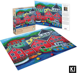 Canadian Art Collection - Lisa Lorenz - Colours of Lunenburg Boat