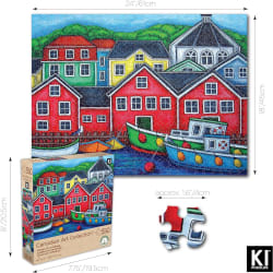 Canadian Art Collection - Lisa Lorenz - Colours of Lunenburg Boat