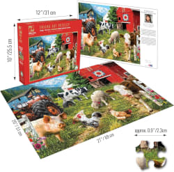 Enigma Art Puzzle - Happy Farm Day Farm
