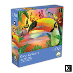 Carol Cavalaris - Toucan & Butterflies - Scratch and Dent Birds