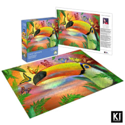 Carol Cavalaris - Toucan & Butterflies - Scratch and Dent Birds