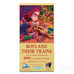 Boys and Their Trains Christmas