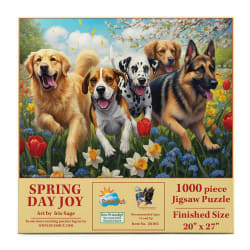 Spring Day Joy Dogs