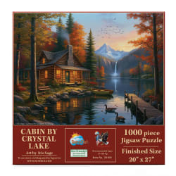 Cabin by Crystal Lake Fall