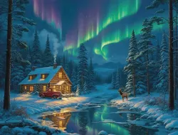 Aurora Glow Winter