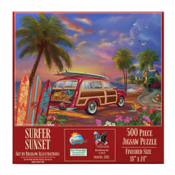 Surfer Sunset Travel