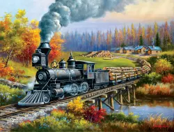 Logging Camp Run Train
