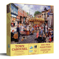 Town Carousel Nostalgic & Retro