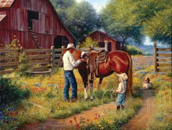 Learning the Ropes Horse