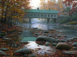 Visitors at the Bridge Landscape