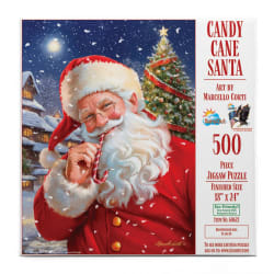 Candy Cane Santa Christmas