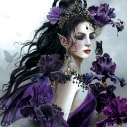 Liriel Portrait Gothic Art