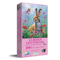 Curious Cottontail Bunny