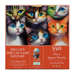 Six Cats the Cat Lady Fantasy Cats