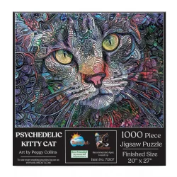 Psychedelic Kitty Cat Cats