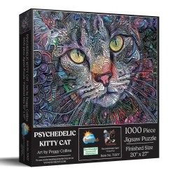 Psychedelic Kitty Cat Cats