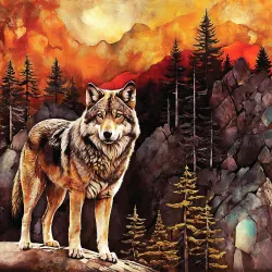 Wilderness Wolf Wolf