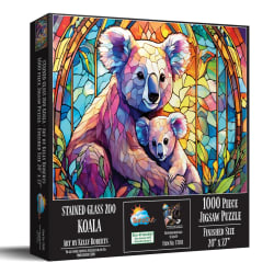 Stained Glass Zoo Koala Bear