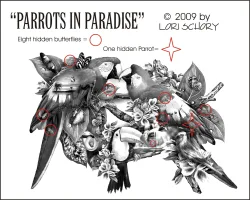 Parrots in Paradise Birds