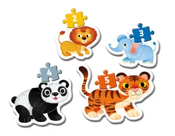 Pzl 2-3-4-5 My First Pzl Wild Animals Animals