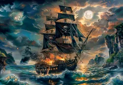 Pirates Of The Haunted Seas Boat